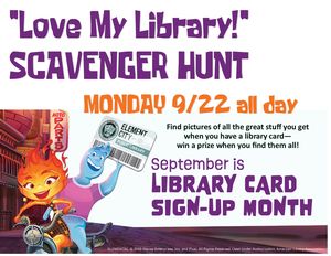 Love My Library Scav